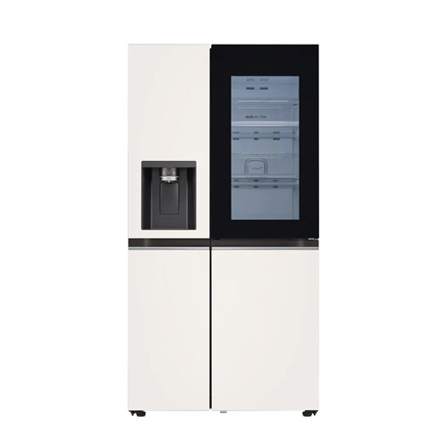 [렌탈]LG 디오스 얼음정수기 냉장고 오브제컬렉션 양문형J814MEE7-F (베이지+베이지) 7년의무사용