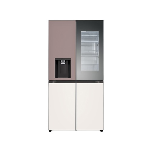 [렌탈]LG 디오스 오브제컬렉션 얼음정수기냉장고 820LW823GKB472S(클레이핑크+베이지)